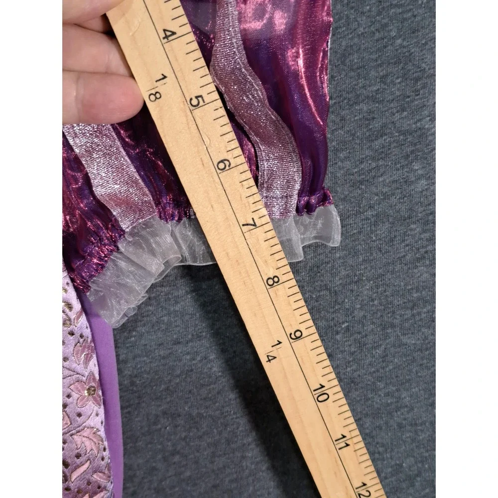 Disney Rapunzel Costume Dress Lot 2 Tangled Princess Purple Pink Kids Size M 7/8
